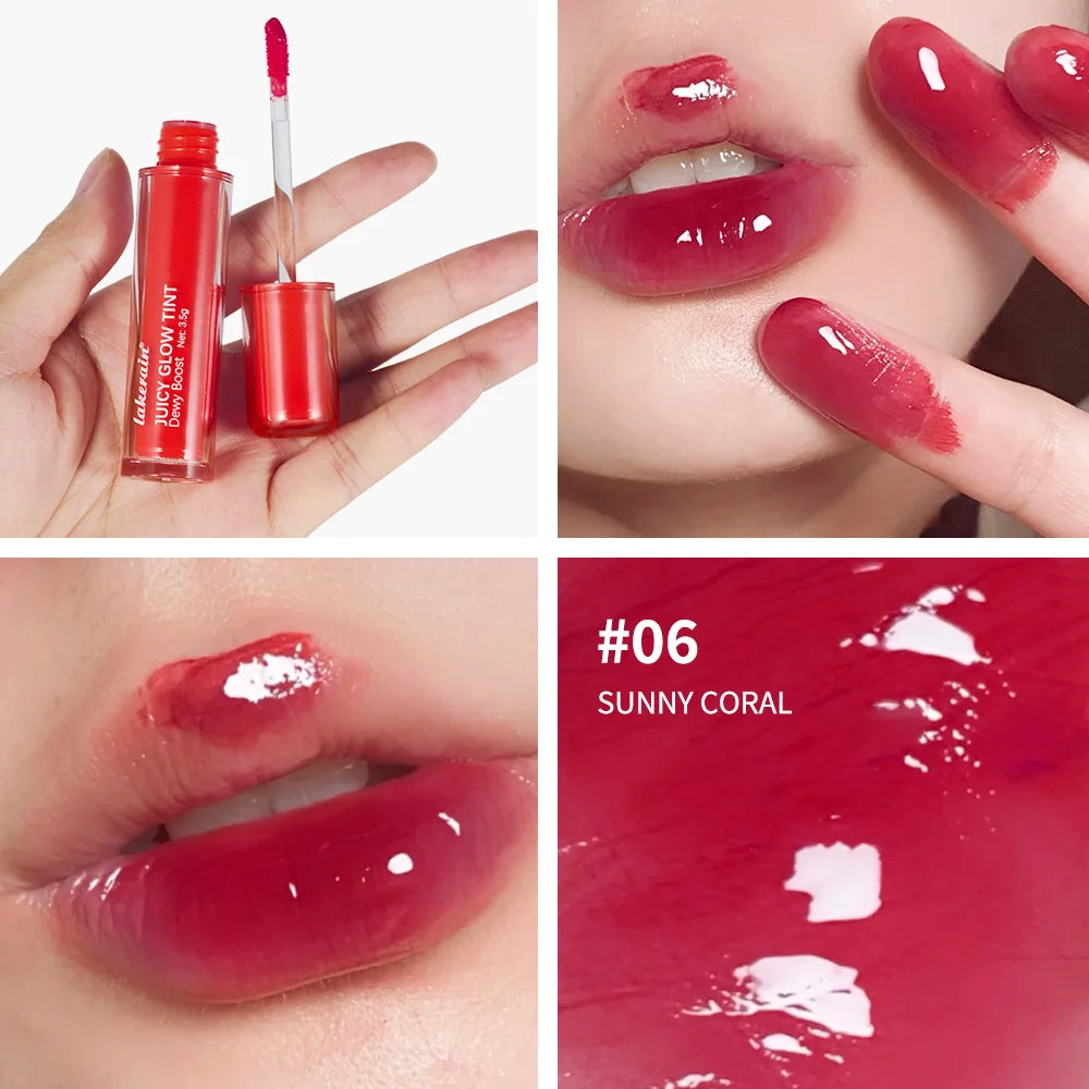 Mirror Shine Hydrating Lip Tint for Long-Lasting Plump and Juicy Lips - 12