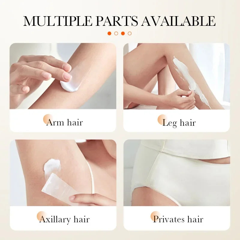 Painless Aloe Vera Hair Removal Cream for Full Body and Intimate Areas