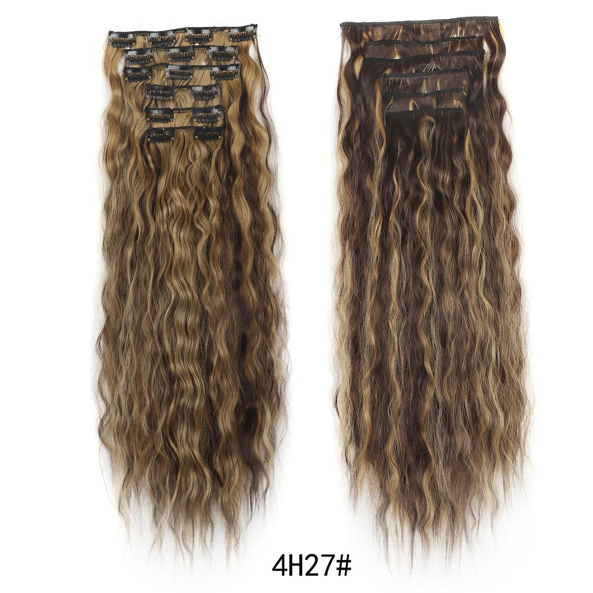 Kinky Curly Clip-In Hair Extensions for Long Voluminous Hair