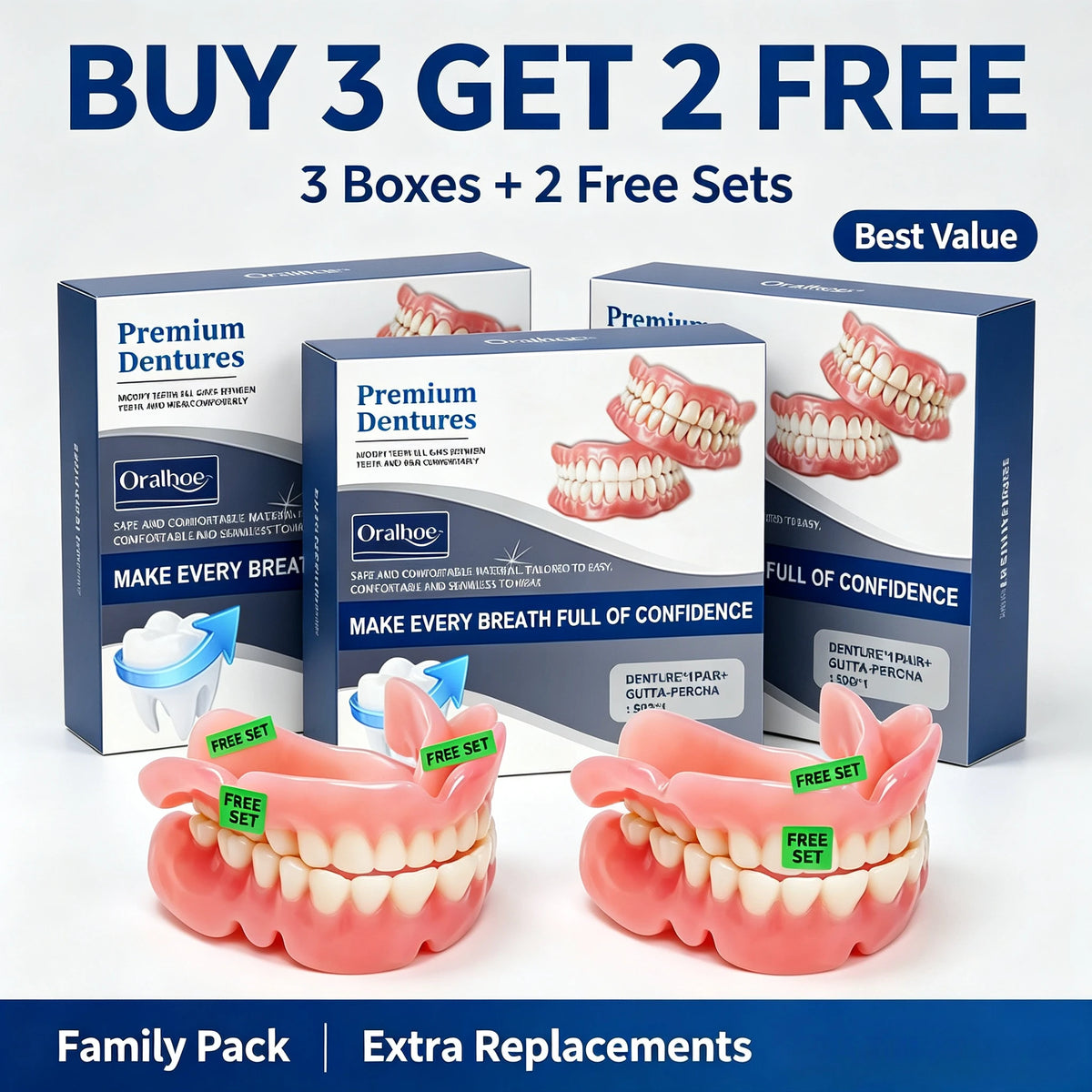 Cosmetic Silicone Teeth Covers for a Natural and Confident Smile