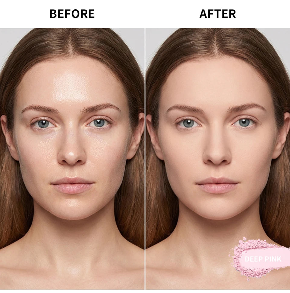 Oil-Control Matte Setting Powder for Long-Lasting Flawless Makeup - 12