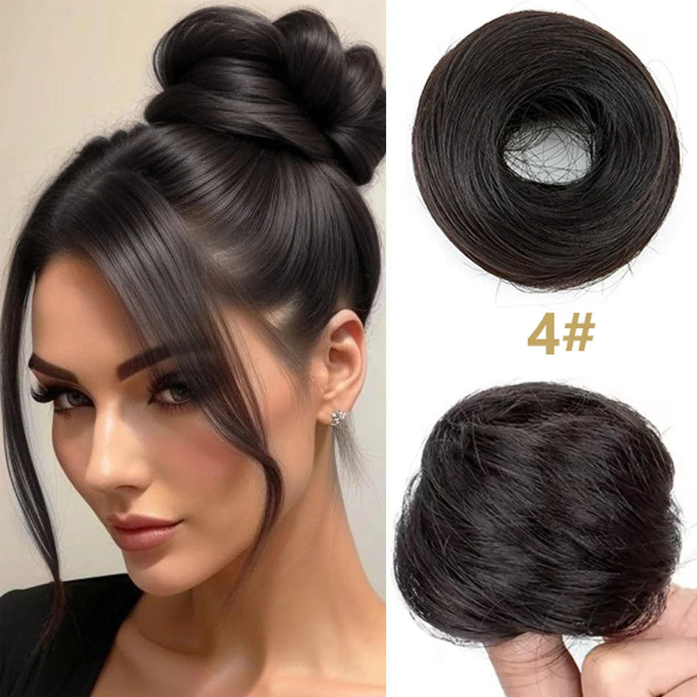 Messy Bun Hair Extension Scrunchie
