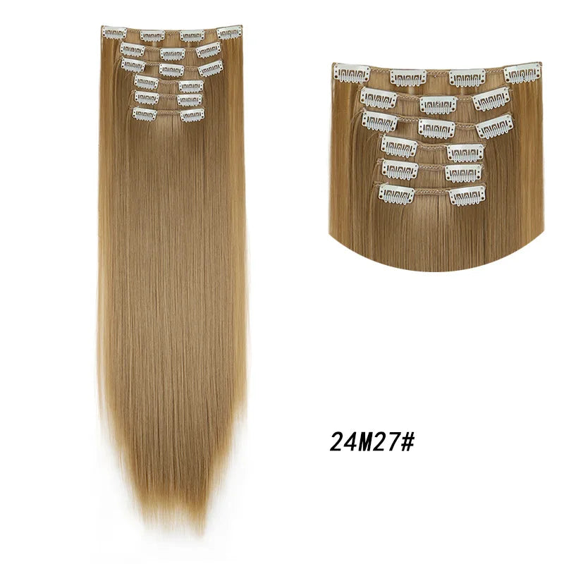 Long Curly Clip-In Hair Extensions for Instant Volume and Length - 33