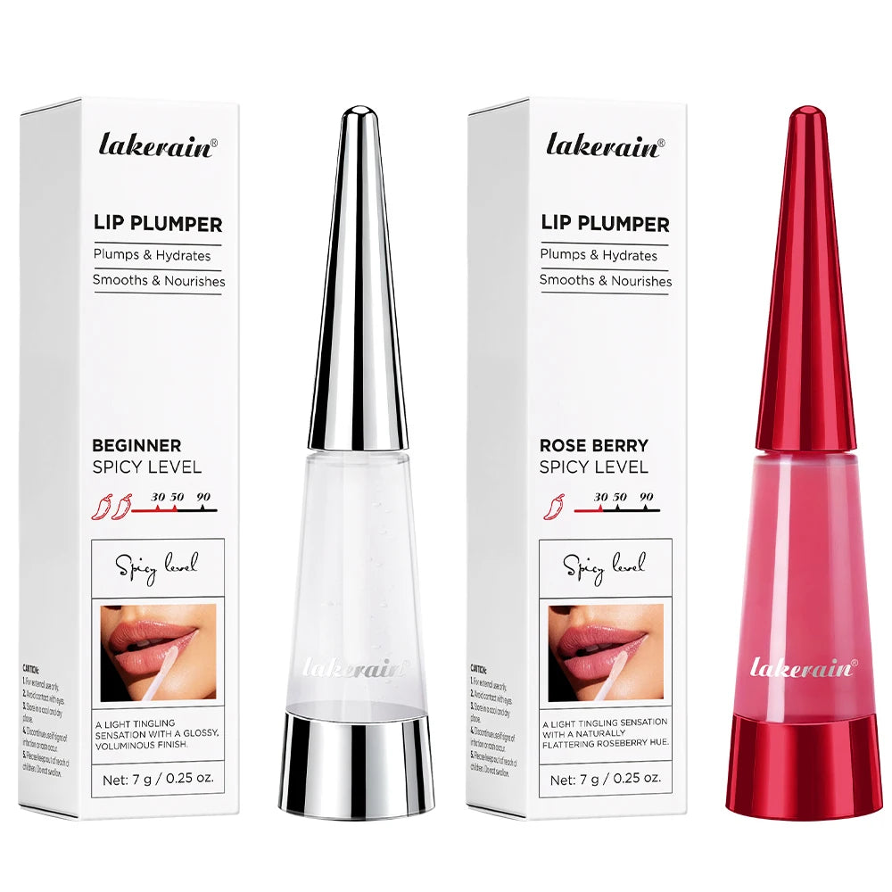 Instant Volumizing Lip Plumper Gloss for Fuller and Hydrated Lips