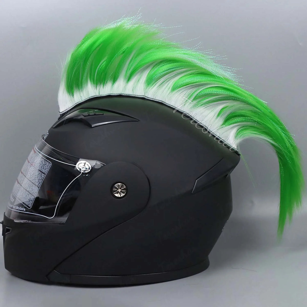 Mohawk Helmet Wig Decoration for Motorcycle and Sports Helmets