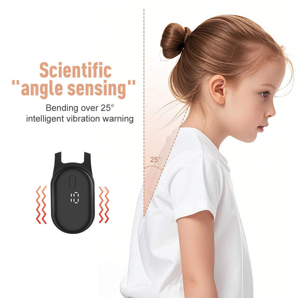 Intelligent Posture Corrector with LCD Display and Vibration Reminder
