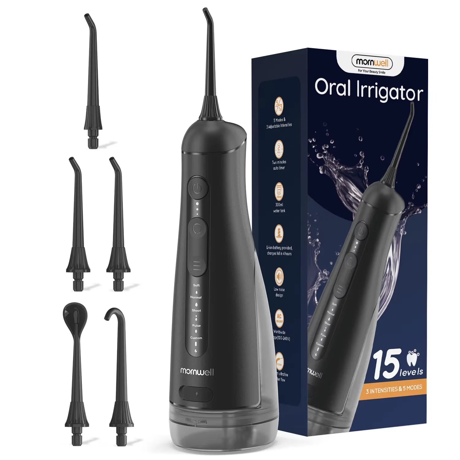 Portable Cordless Water Flosser for Deep Cleaning and Gum Health - 1