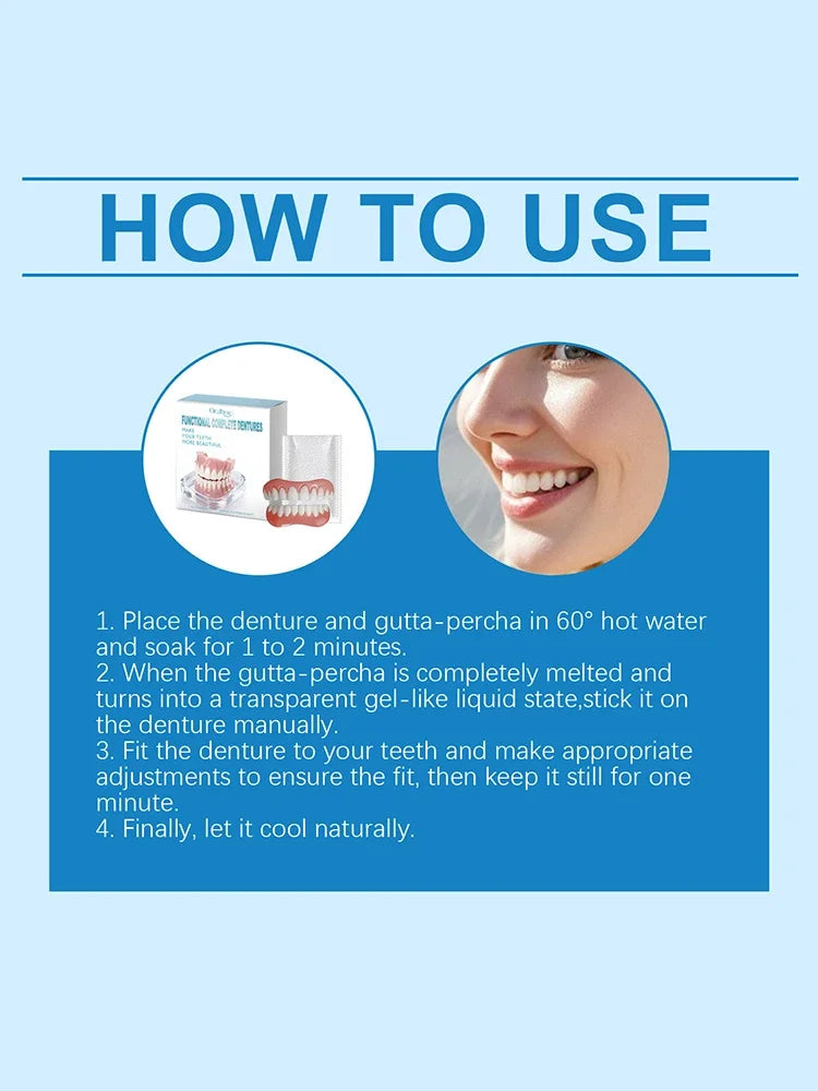 Instant Smile Cosmetic Dentures for Natural Looking Teeth and Confidence - 16