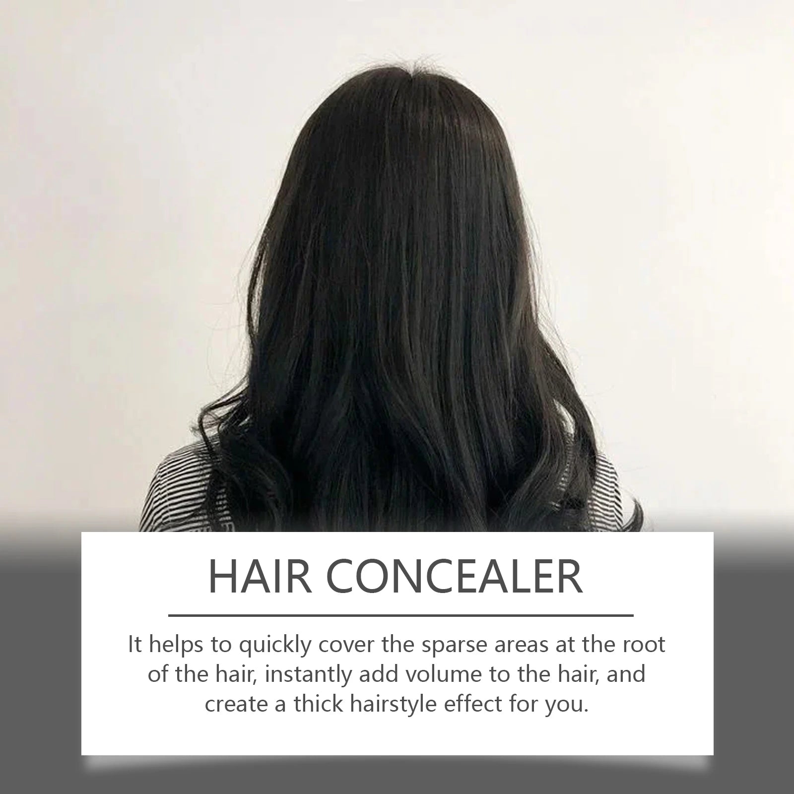 Instant Hair Concealer and Root Cover Up for Thicker Fuller Looking Hair - 9