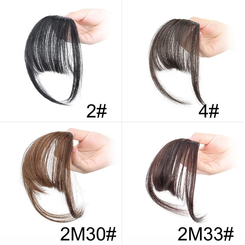 Invisible Clip-In Hair Bangs Extension for Women - 2