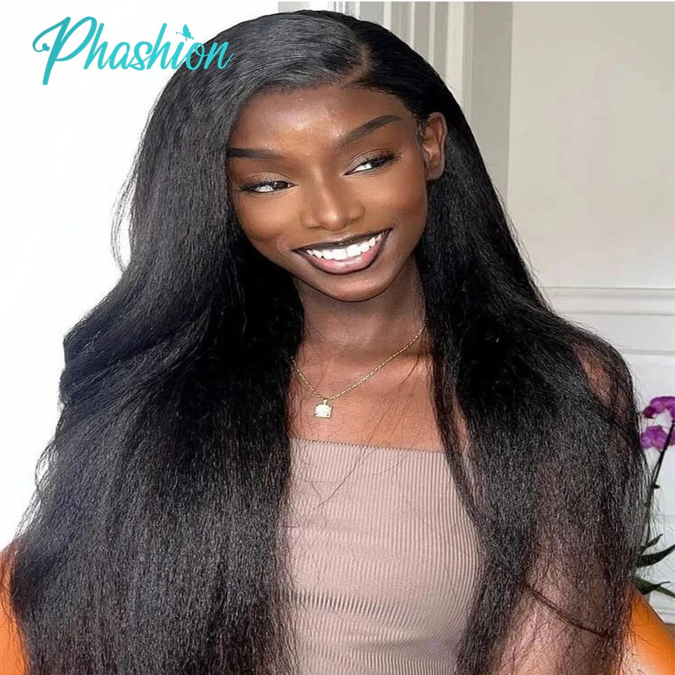 Kinky Straight Human Hair Extensions for Seamless Styling