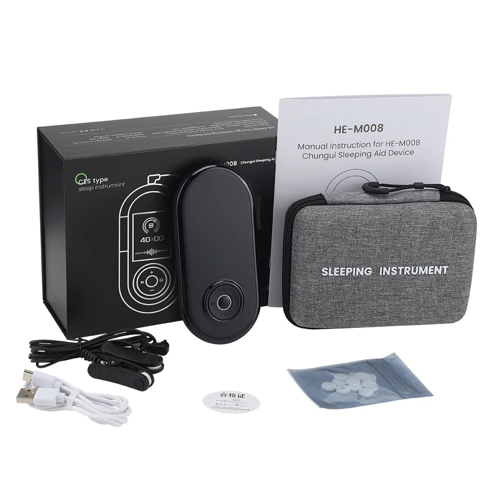 Handheld CES Sleep Aid Device for Insomnia and Anxiety Relief