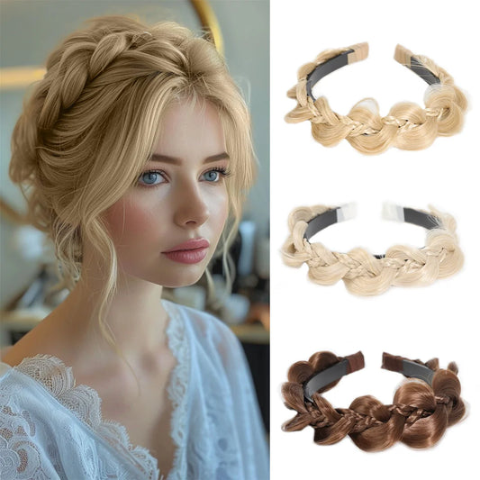 Synthetic Braided Hair Headband for Instant Styling