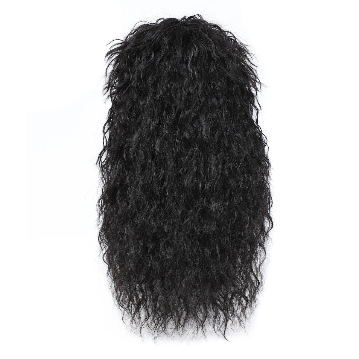 Long Wavy Black Costume Wig for Halloween Parties and Cosplay Events