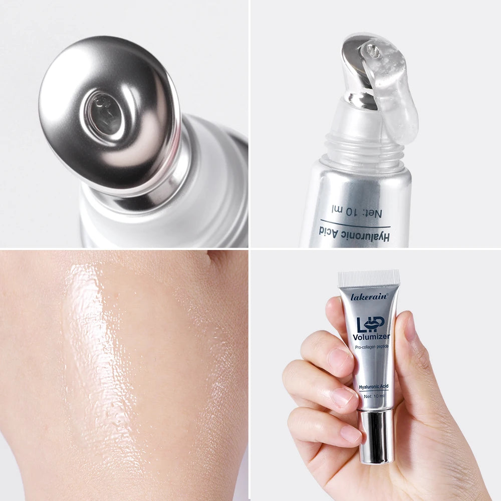 Hydrating Hyaluronic Acid Lip Plumper Oil for Smooth Glossy Finish - 6