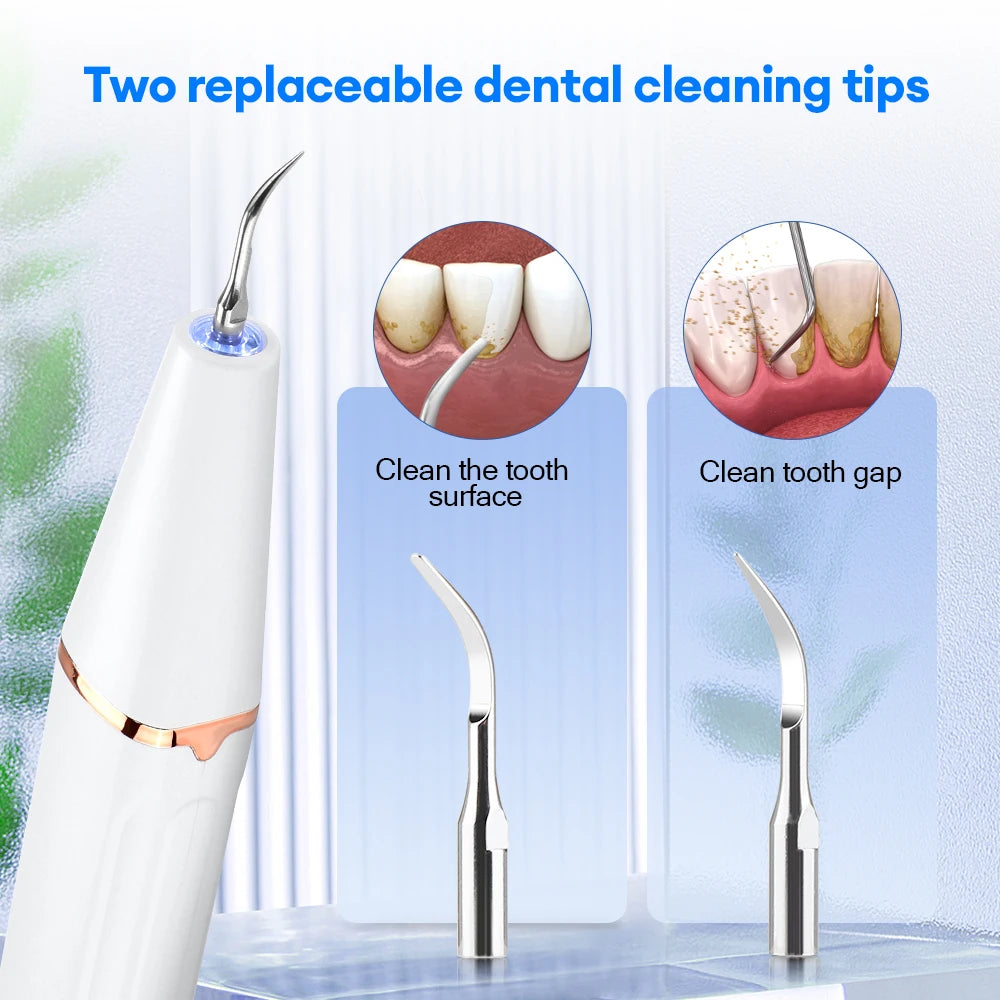 Ultrasonic Electric Teeth Tartar and Plaque Remover for Home Dental Care - 8