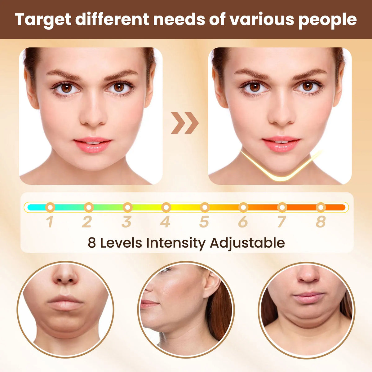 Electric V-Face Lifting Massager for Facial Firming and Skin Toning
