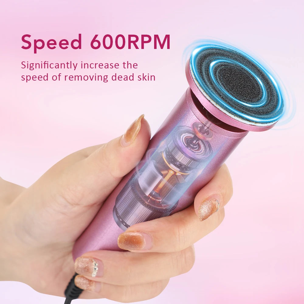 Electric Callus Remover for Smooth Heels and Professional Foot Pedicure - 2