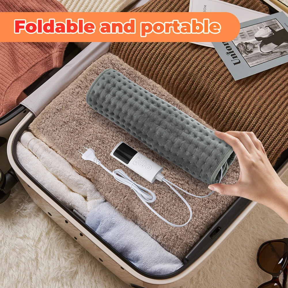 Electric Heated Foot Warmer with 9 Heat Levels and Auto Shut-Off Timer