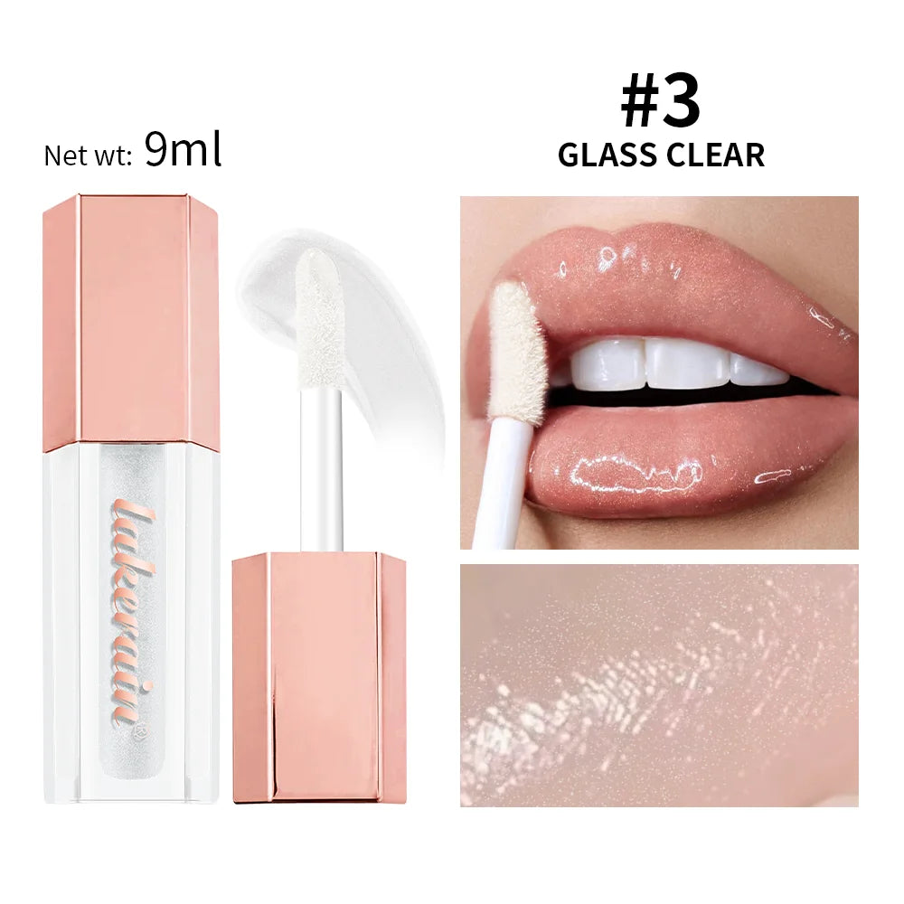 Hydrating Liquid Lip Gloss with Shimmer for Plump and Moisturized Lips - 22