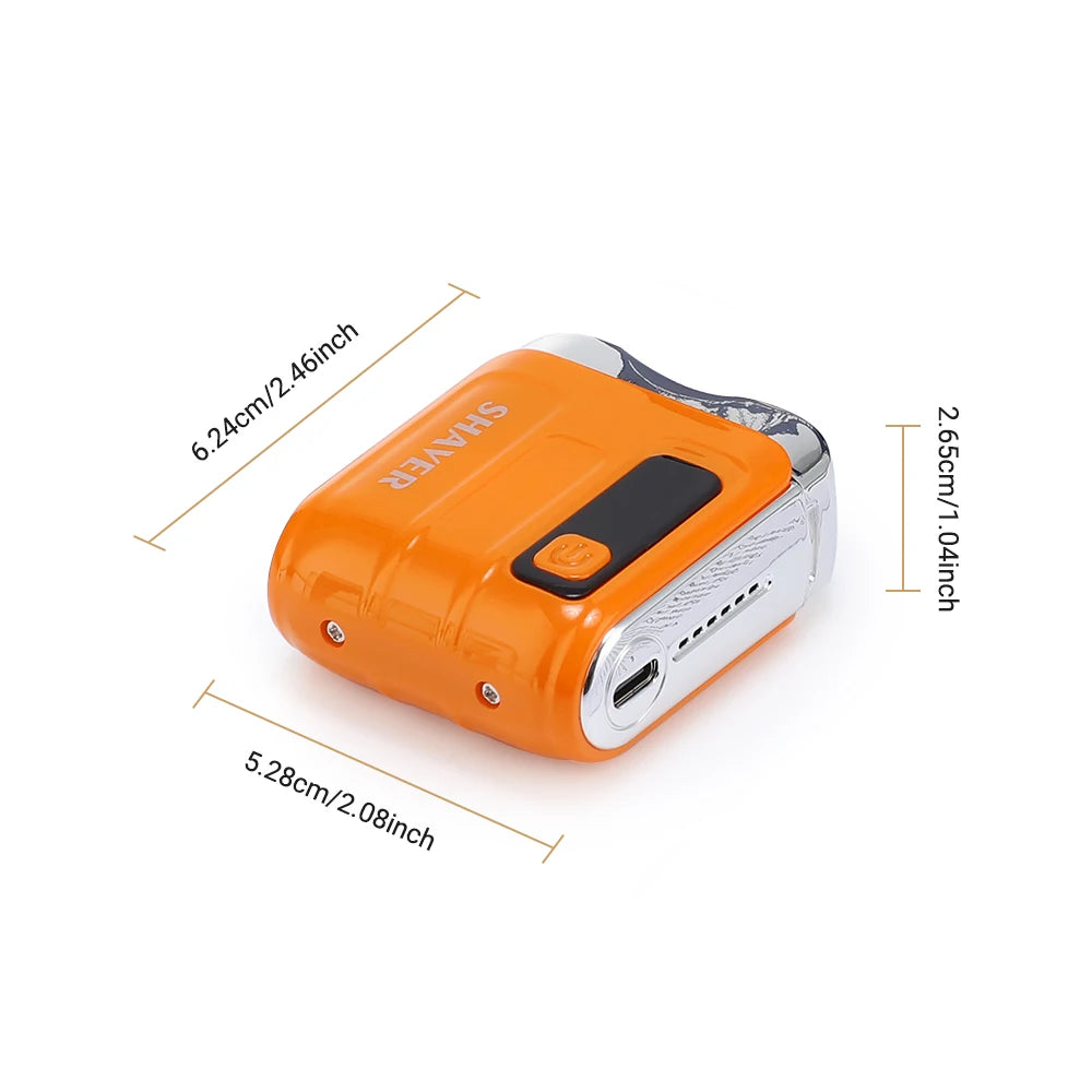 Portable Mini Electric Shaver for Men Travel Grooming