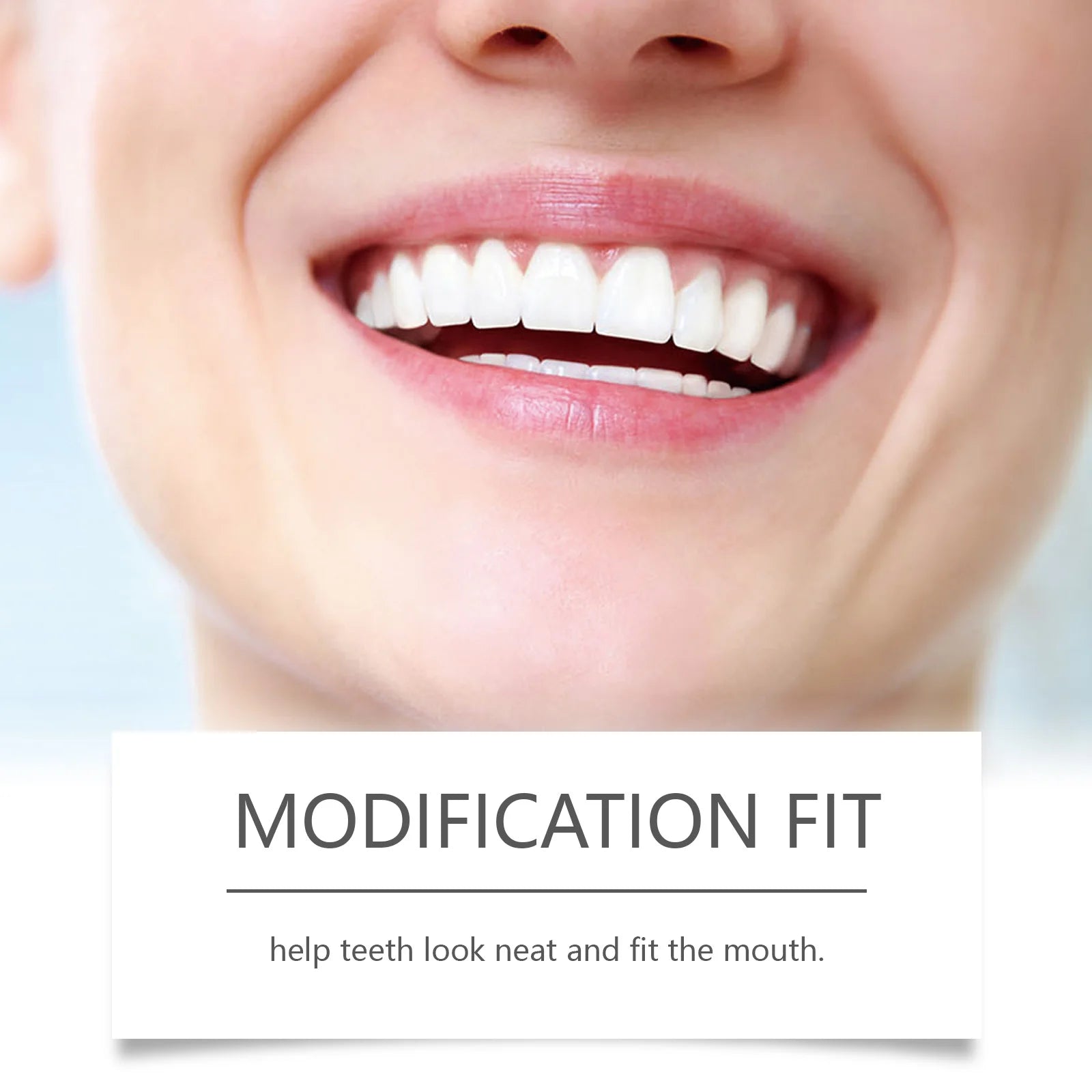 Cosmetic Denture Kit for Covering Missing or Stained Teeth - 9
