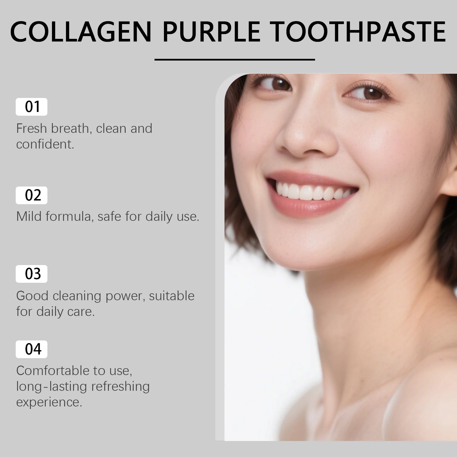 Collagen Whitening Toothpaste for Deep Cleaning and Fresh Breath - 13