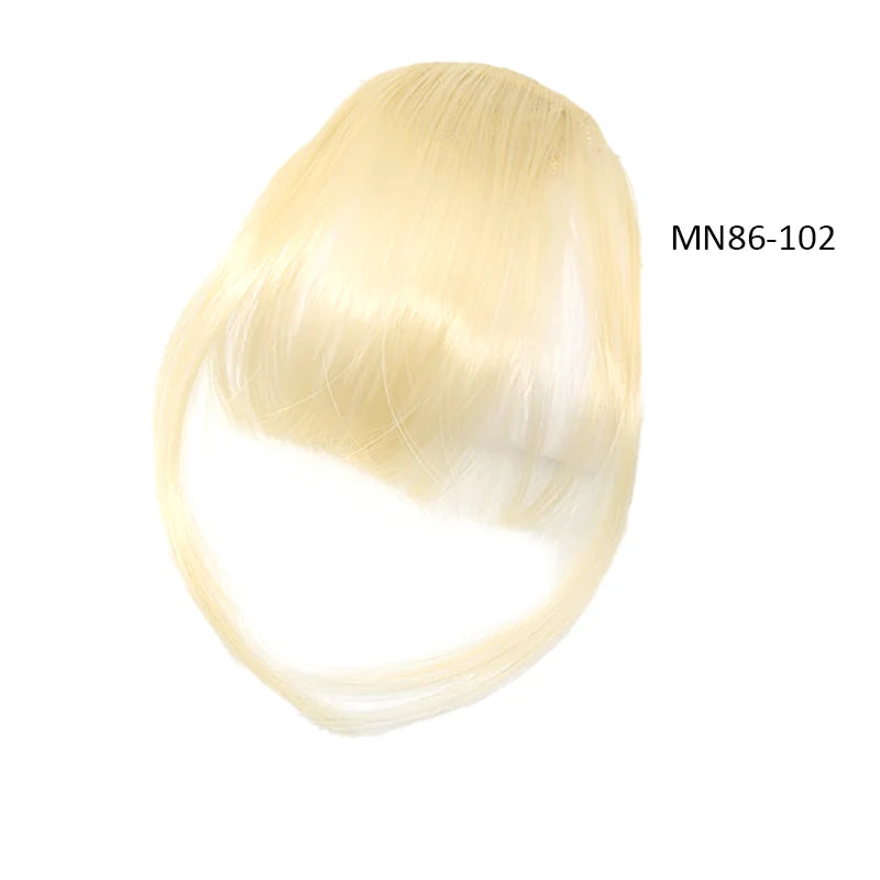 Clip-In Synthetic Wispy Bangs Hair Extension with Temples - 14
