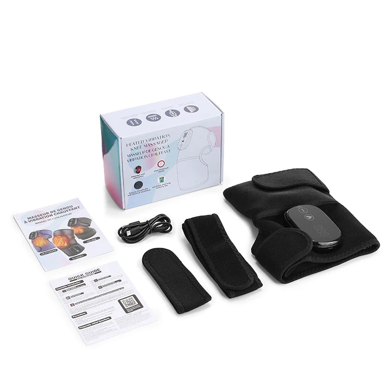 Heated Vibration Massager for Knee, Shoulder and Elbow Pain Relief