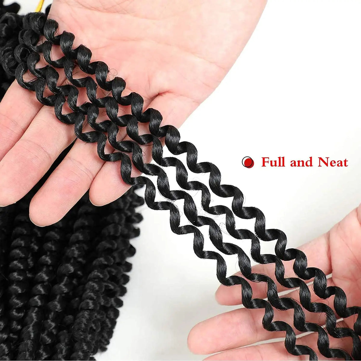 Fluffy Spring Twist Crochet Braiding Hair Extensions for Protective Styles