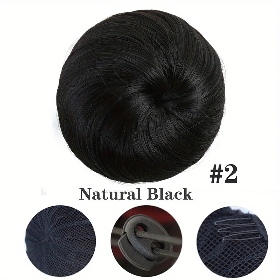 Messy Bun Hair Extension with Elastic Band - 24