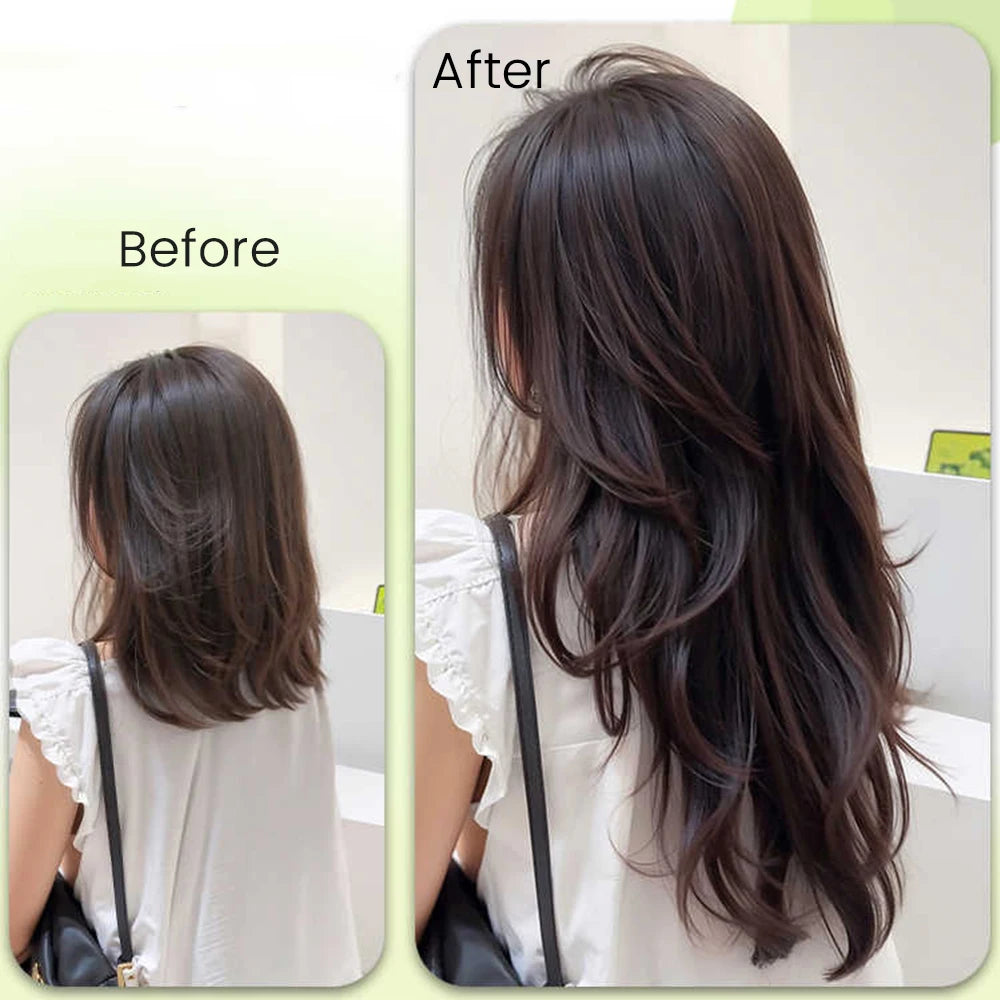 20-Inch Wavy Clip-In Hair Extensions for Instant Volume - 2