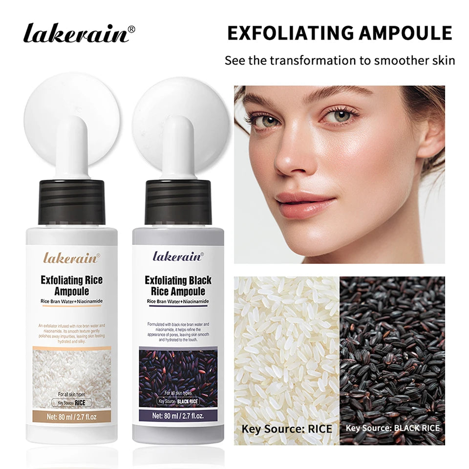 Exfoliating Rice Essence Serum for Deep Pore Cleansing and Skin Brightening - 7