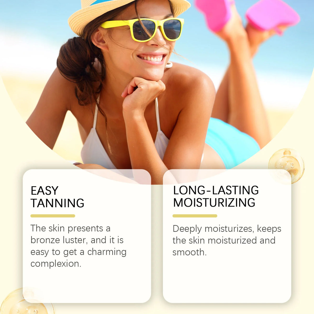 Intensive Tanning Accelerator Cream for Radiant Sunless Bronze Skin