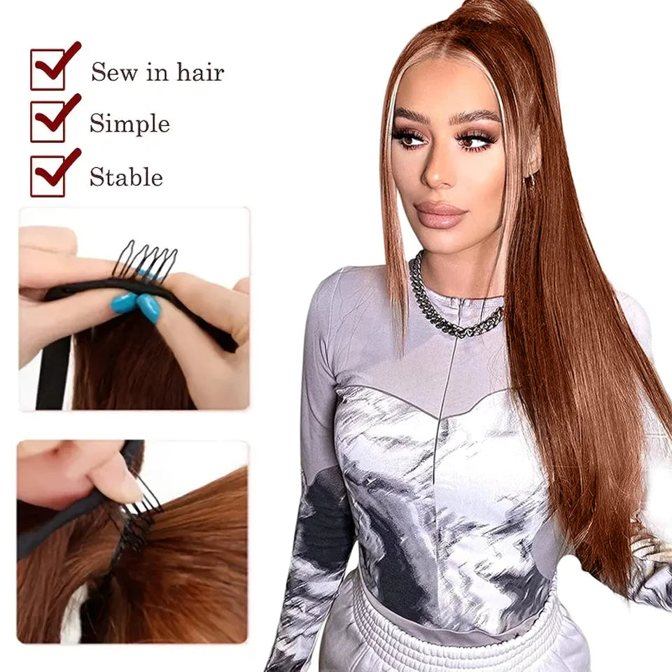 22-Inch Long Straight Wrap Around Ponytail Extension