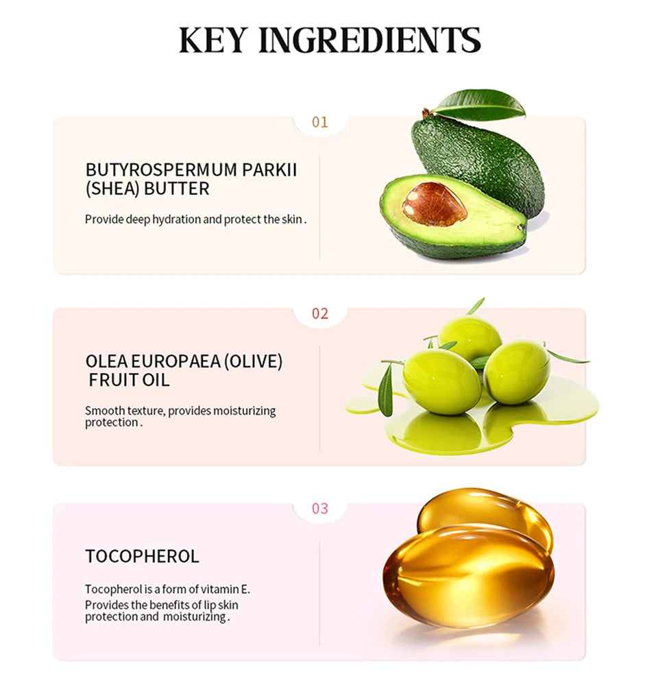 Hydrating Moisturizing Lip Balm Butter for Soft and Glossy Lips - 13