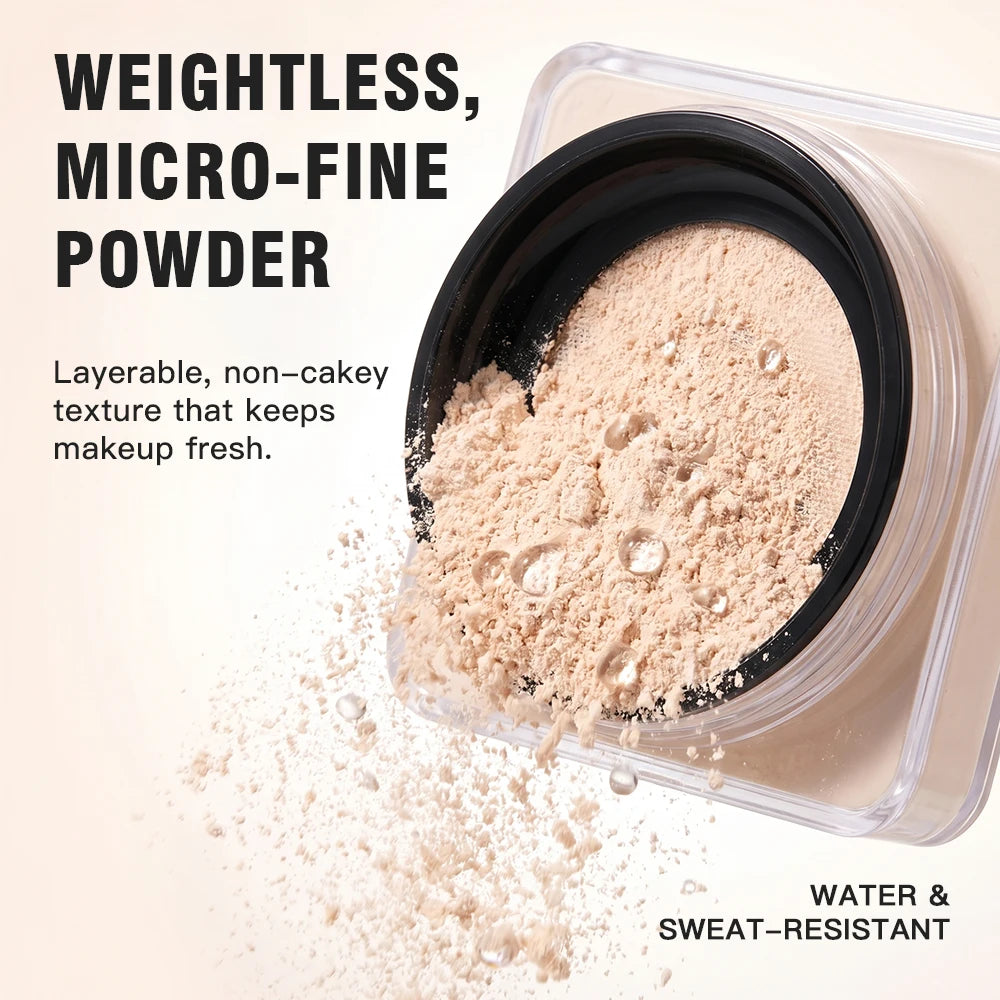 Matte Finish Loose Baking and Setting Powder for Flawless Long-Lasting Wear - 12