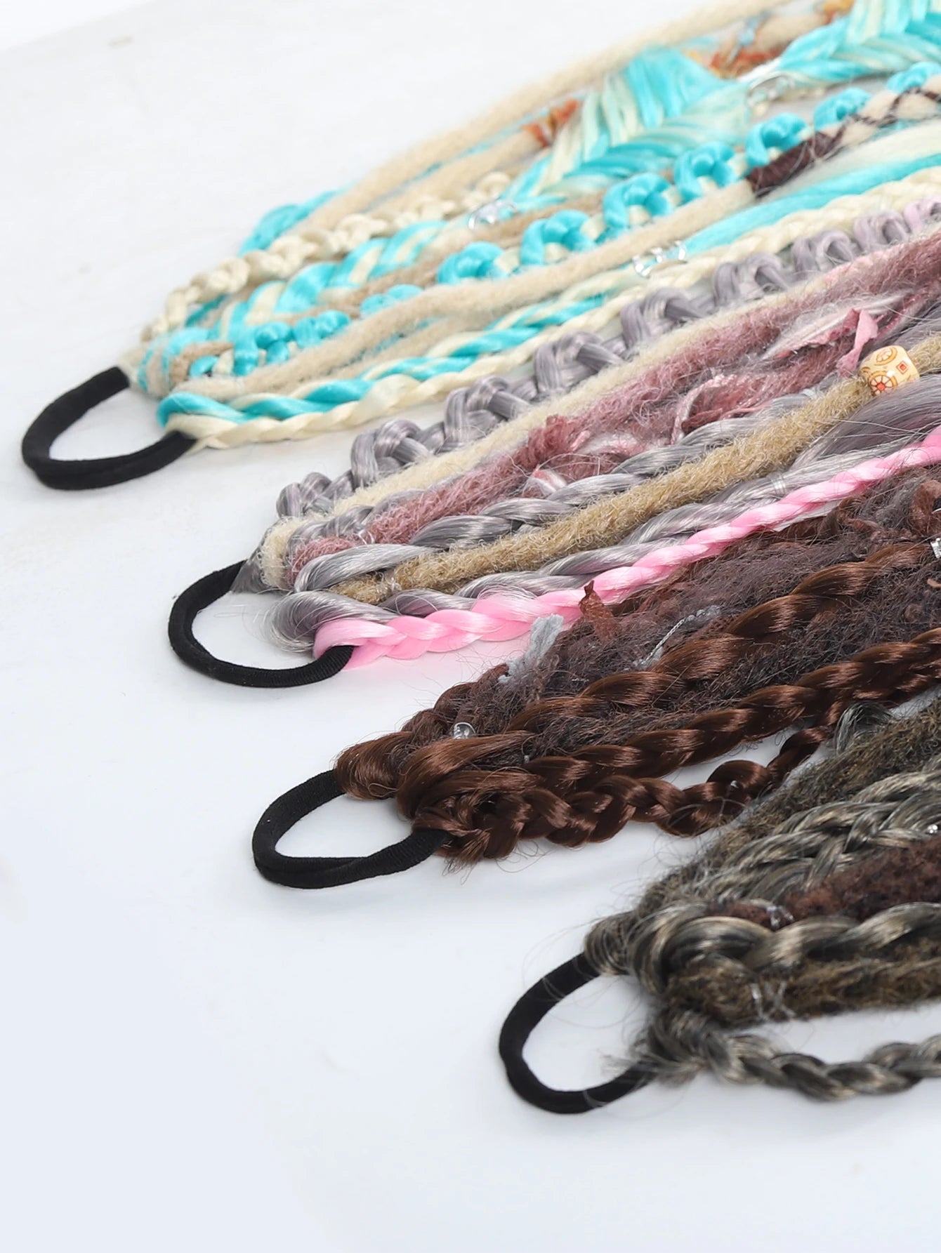 24" Boho Viking Dreadlock Ponytail Extension - 12