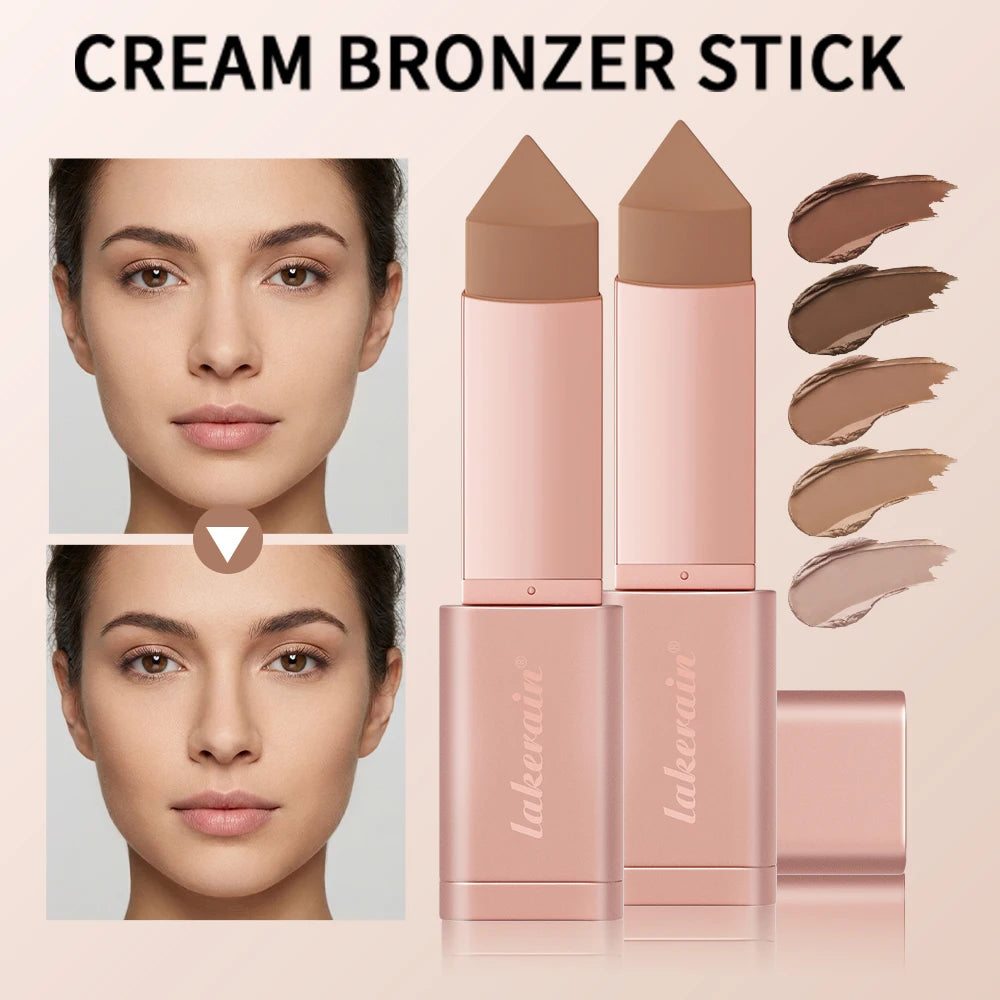 Cream Bronzing and Contouring Stick for a Natural Sculpted Glow