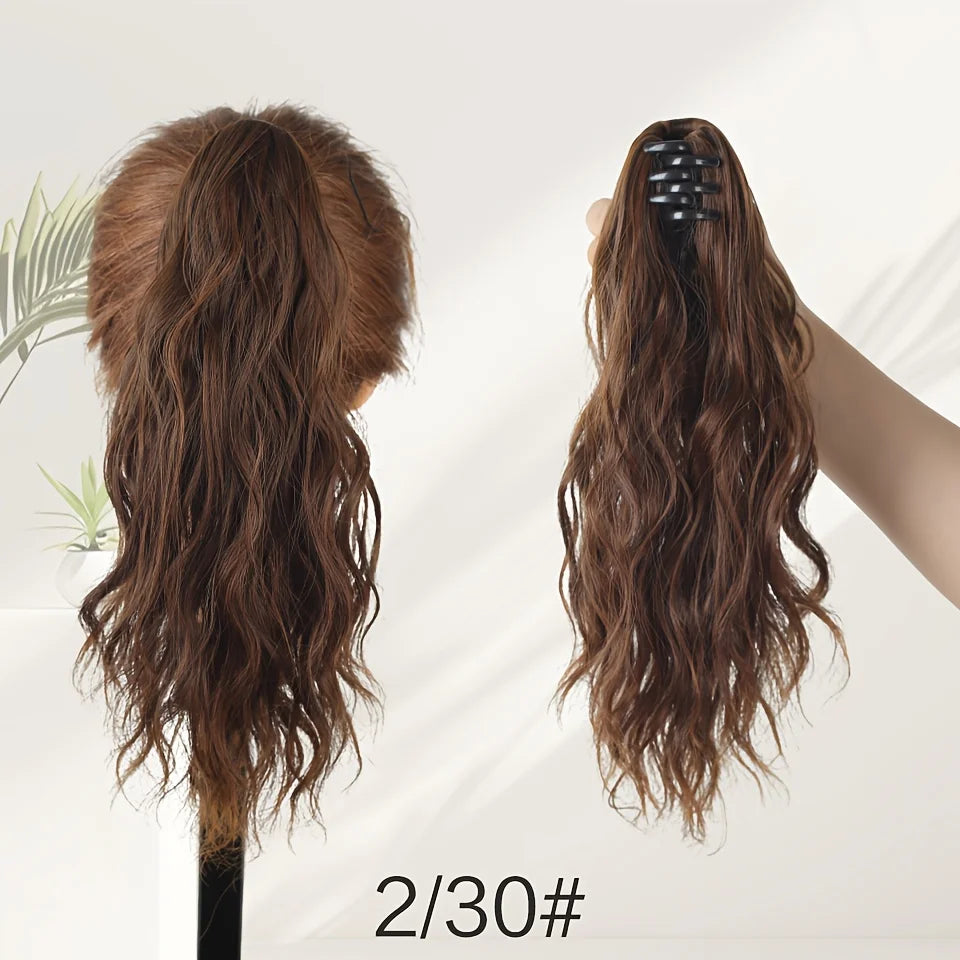 Wavy Claw Clip Ponytail Hair Extension for Daily Wear