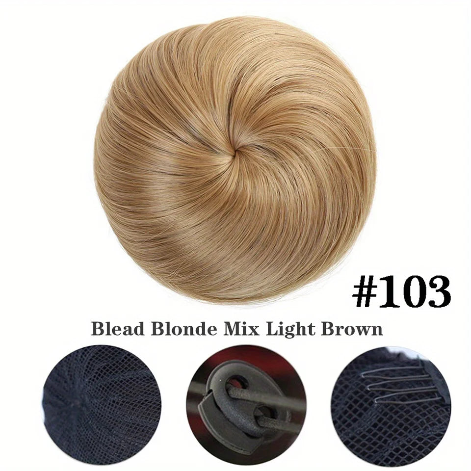 Messy Bun Hair Extension with Elastic Band - 30