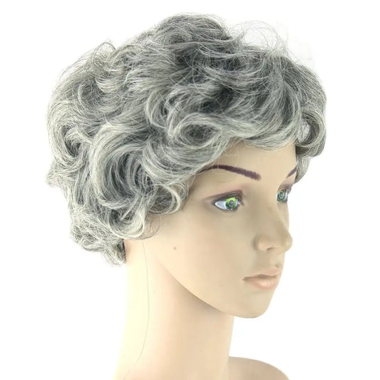 Short Curly Synthetic Wig for Women