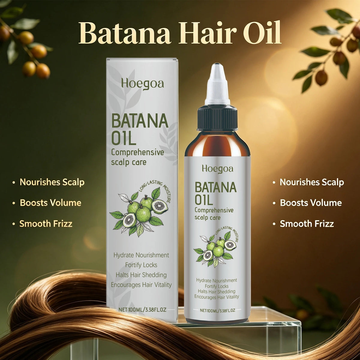 Nourishing Batana Hair Oil for Scalp Repair and Stronger Hair Growth