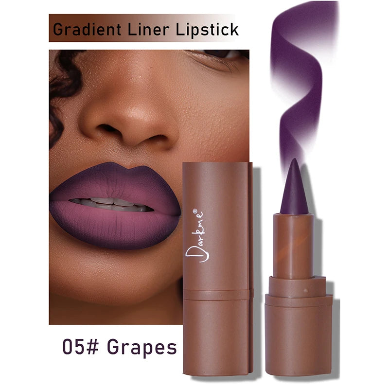 Velvet Matte Lip Liner Pencil for Long-Lasting Waterproof Lip Contouring - 12