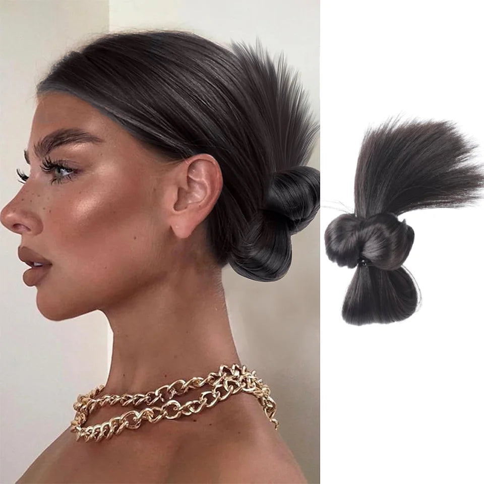 Messy Bun Claw Clip Hair Extension for Instant Volume - 8