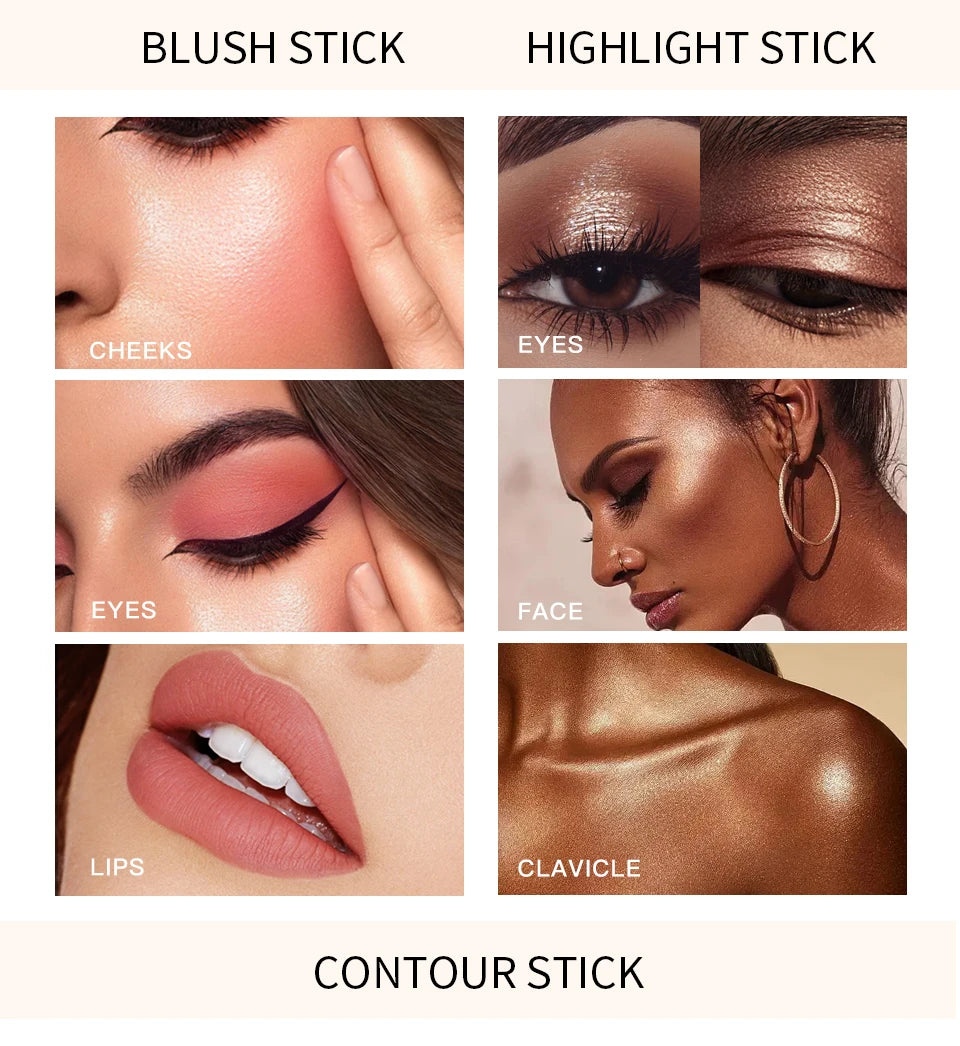 Liquid Face Contour and Highlighter Wand with Cushion Applicator - 11