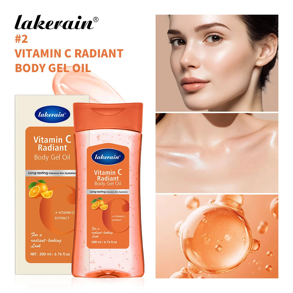 Radiant Nourishing Body Gel Oil for Deep Hydration and Glowing Skin