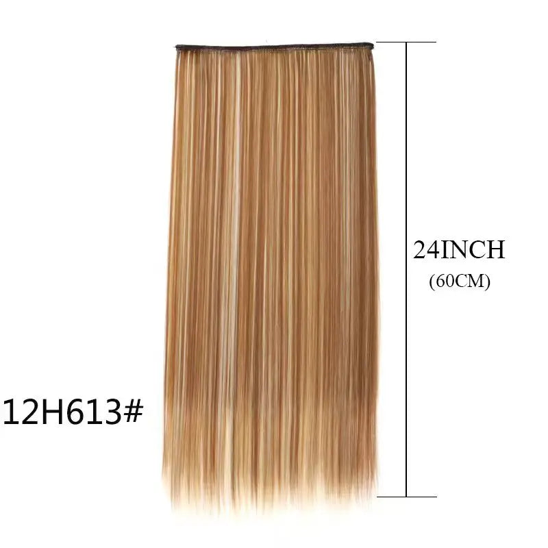 Long Straight Clip-in Hair Extensions for Instant Length and Volume
