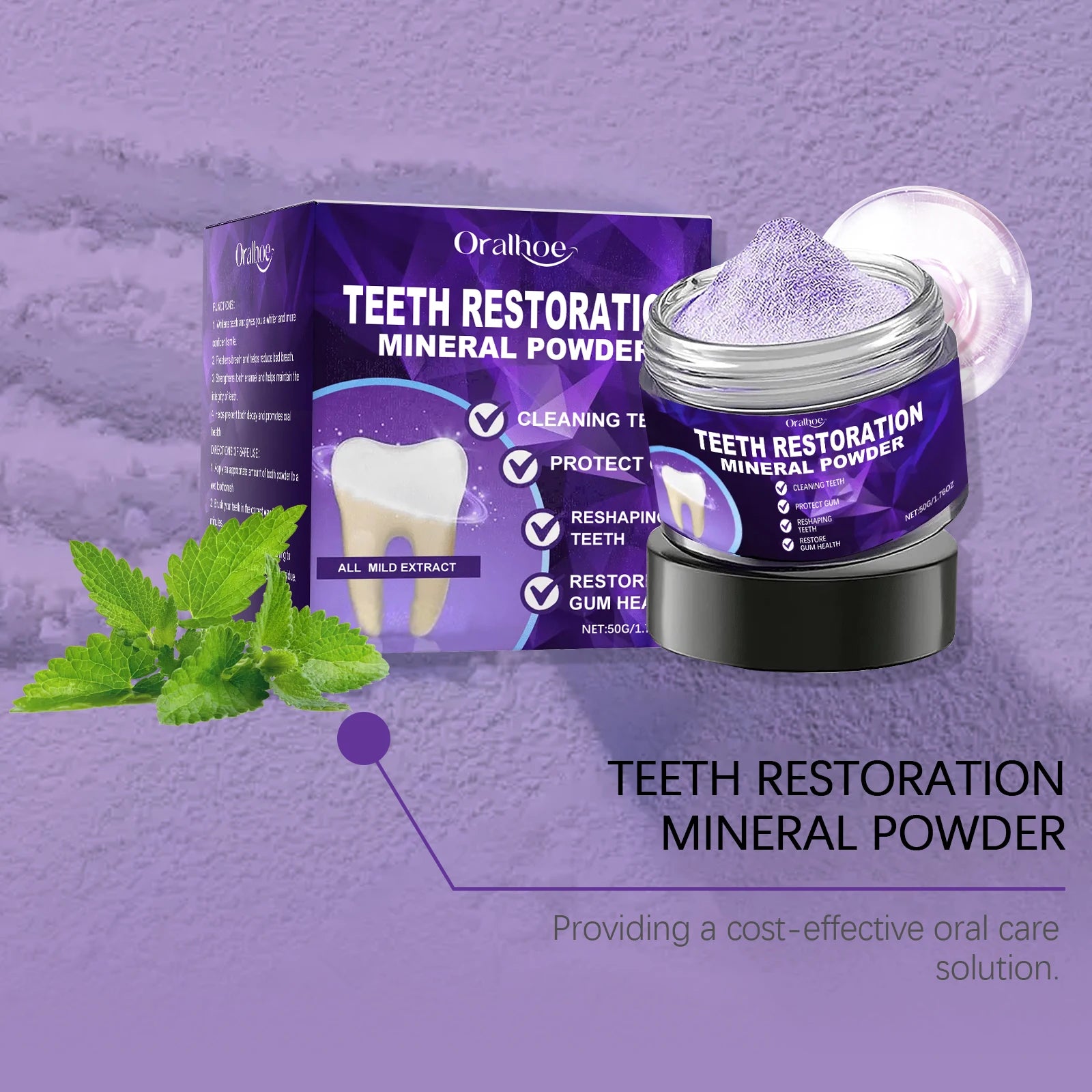 Natural Teeth Whitening and Enamel Restoration Powder for Brighter Smiles - 11