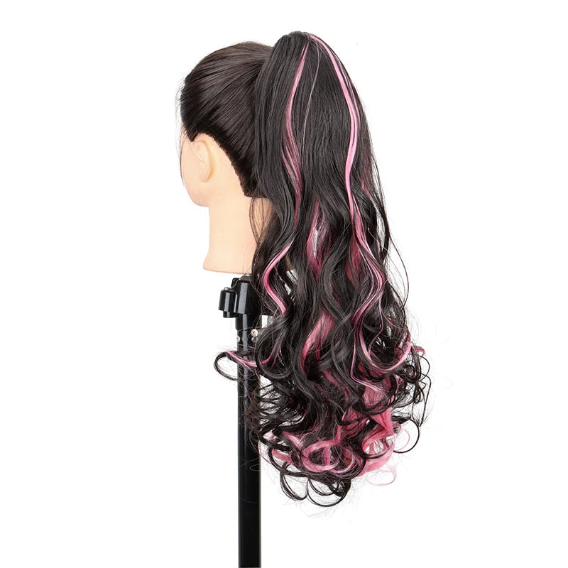 20-Inch Curly Claw Clip Ponytail Extension - 10
